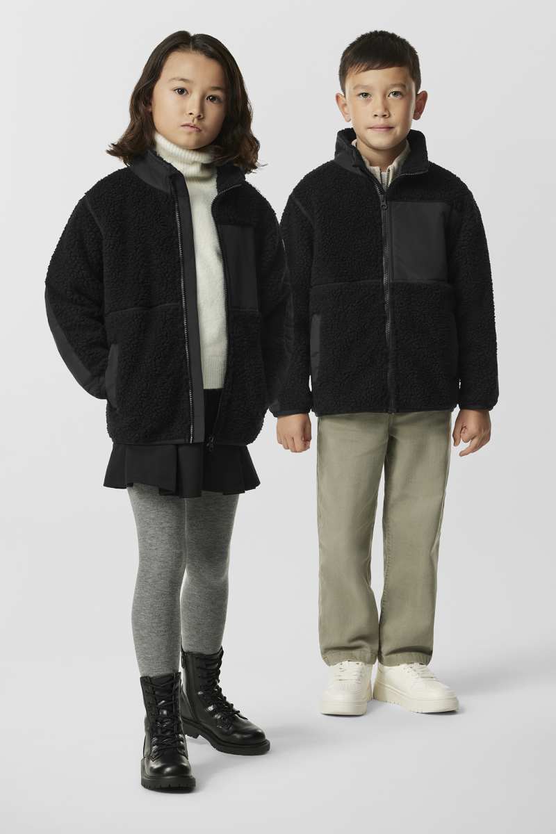 Kids sherpa jackets online