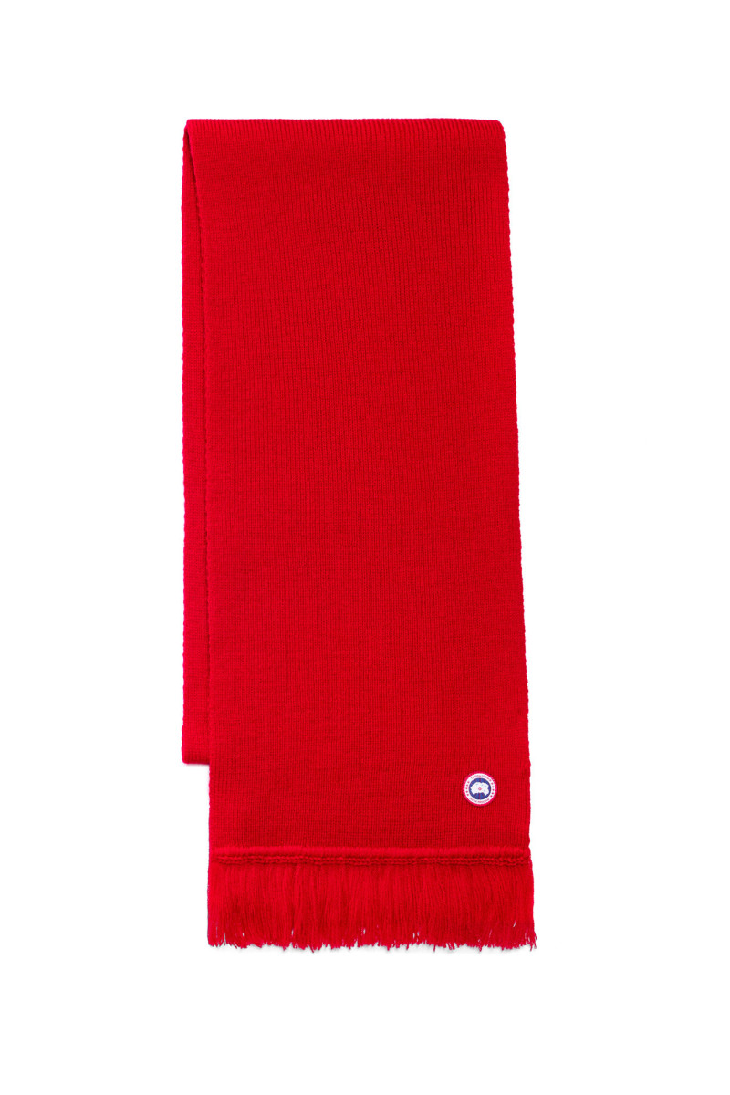 canada goose red scarf