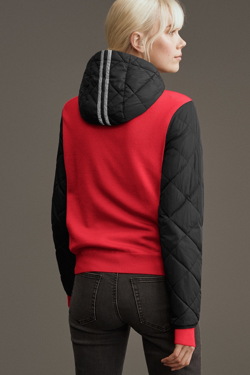 Hybridge knit anorak black label Clearance