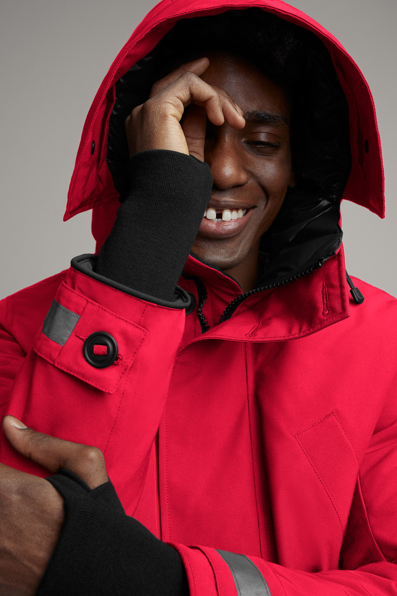 Men s Edgewood Parka Black Label Canada Goose AE