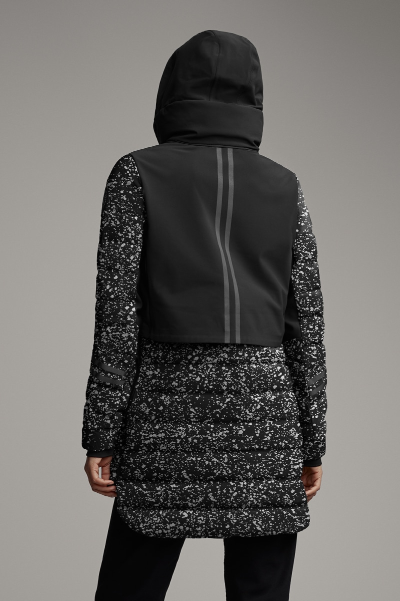 Women S Hybridge Cw Element Jacket Black Label Reflective Canada Goose®