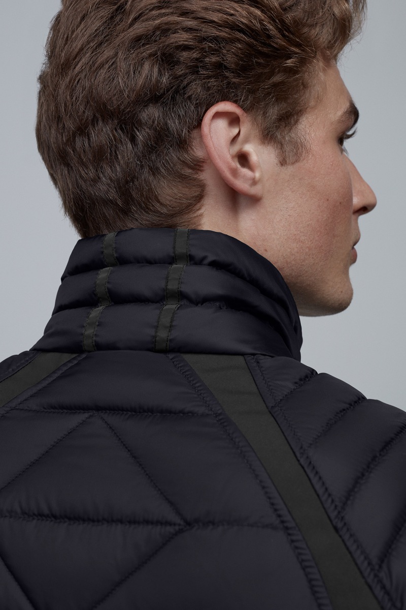 hybridge perren packable down jacket