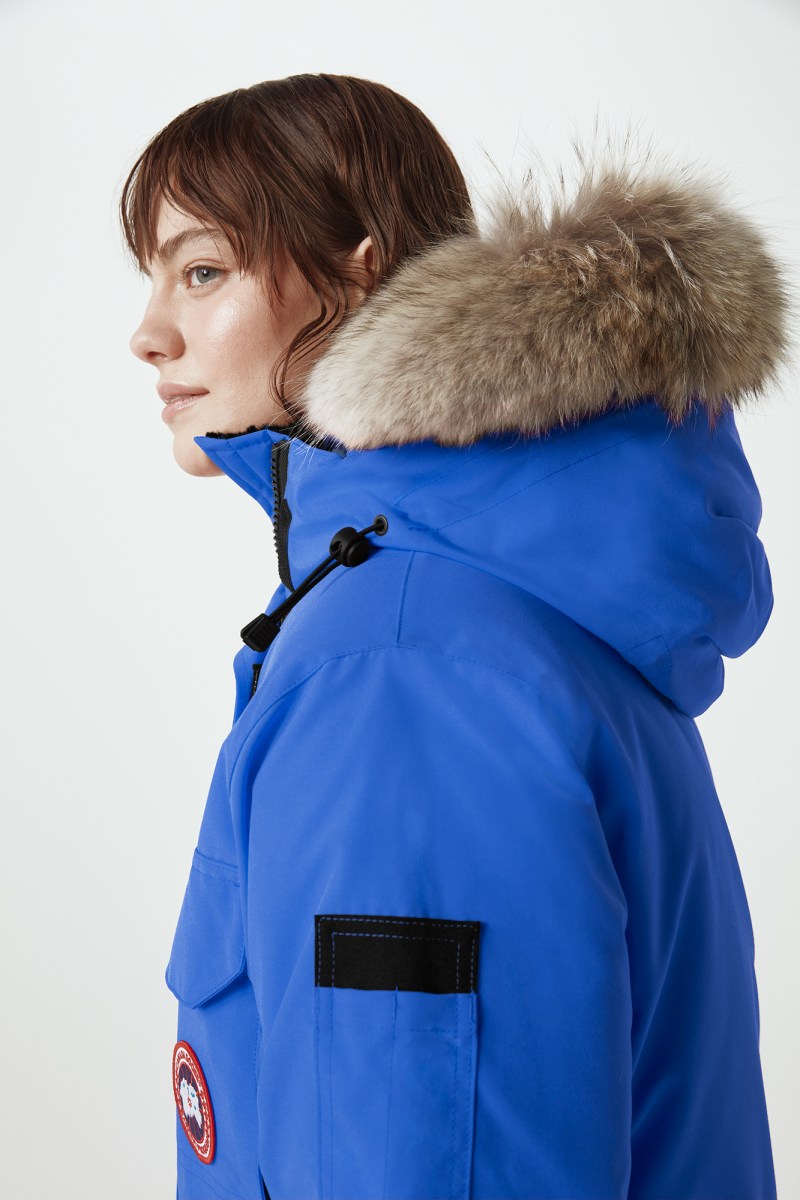 parka bleu roi femme