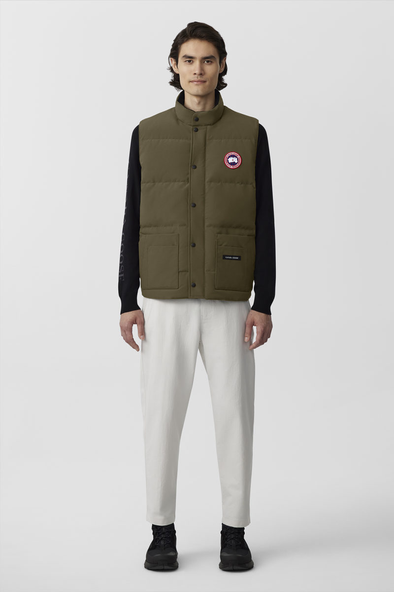 canada goose beige vest