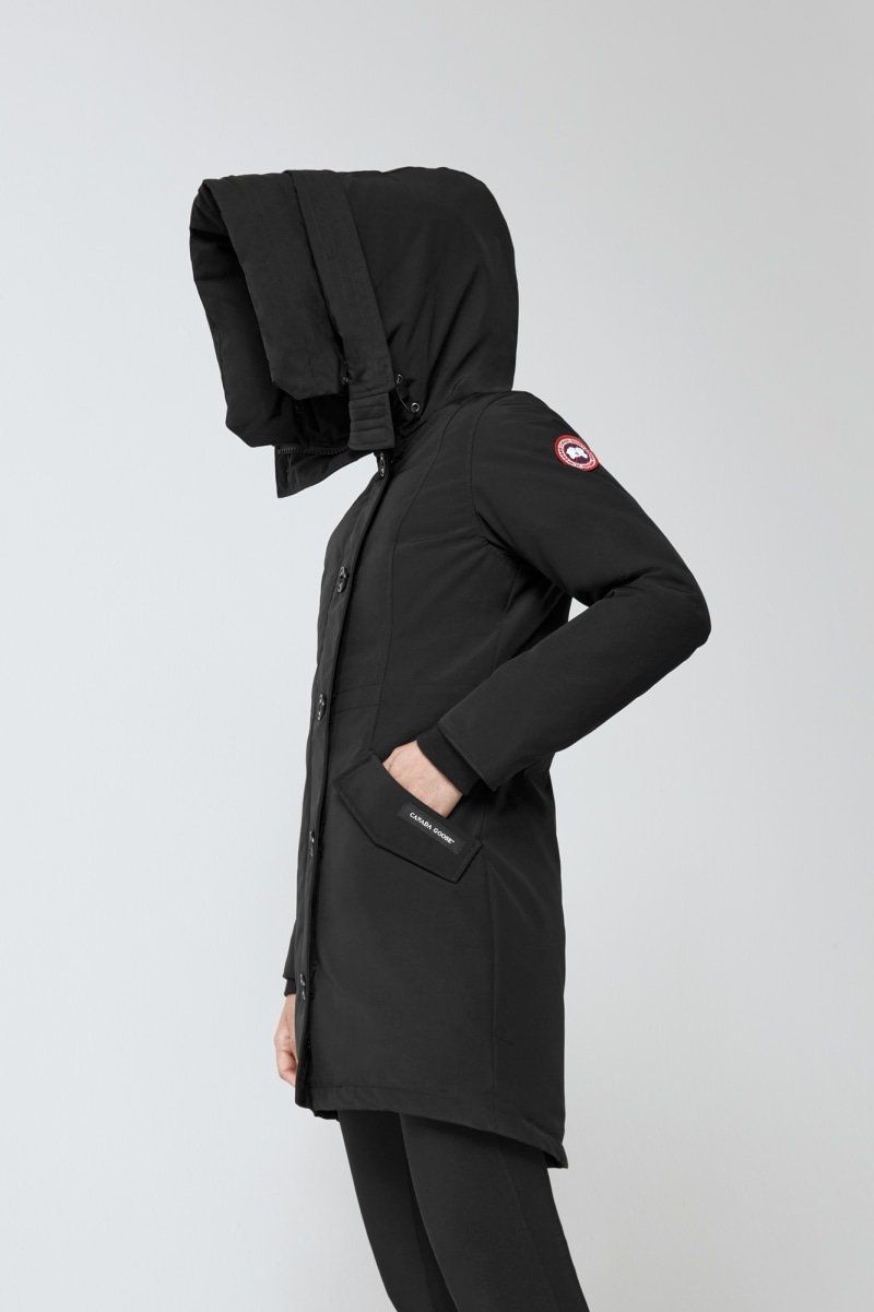 Rossclair Parka with Hood Trim