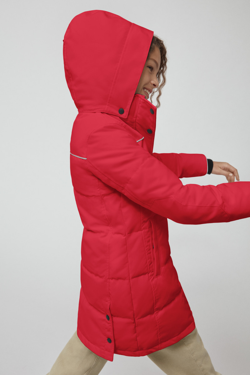 canada goose red jacket junior